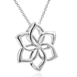 Lord of the Rings Galadriel Flower Ring Silver Pendant