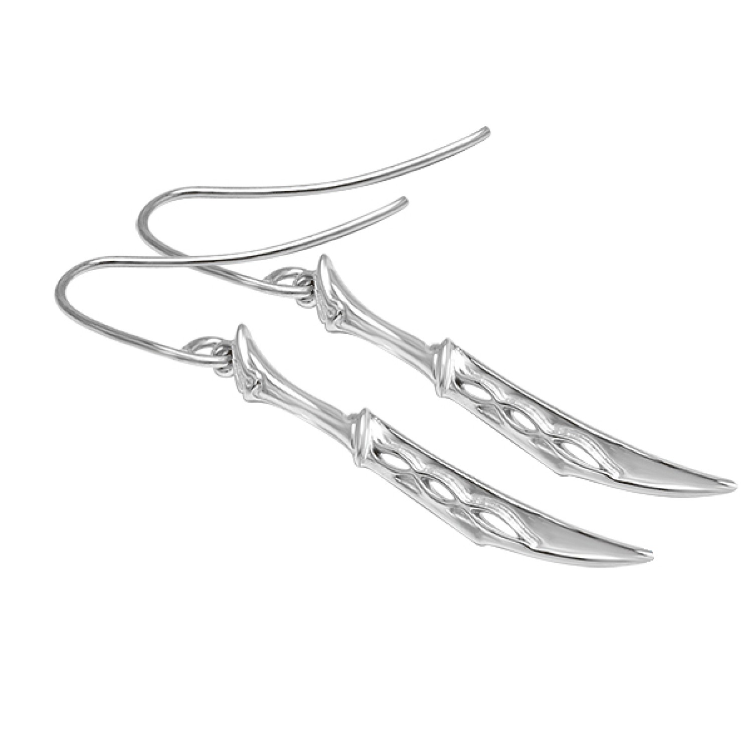 Tauriel Dagger Earrings. Tauriel first appears in the second part of the Hobbit Trilogy, The Desolation of Smaug, The  Official The Hobbit Desolation of Smaug Tauriel Dagger Earrings  handcrafted by Middle Earth New Zealands license @christies.online