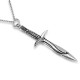 Bilbos Sword Sting Necklace. The Hobbit Bilbos Sword Sting Necklace Crafted in solid 925 Sterling Silver  The Pendant is 65mm (2.6 inches) in length Supplied with a complimentary 45cm (18 inch) Sterling Silver Pendant Chain. Supplied @christies.online