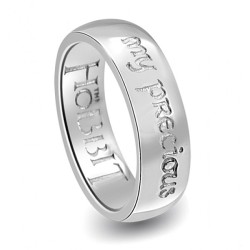 The Hobbit My Precious Ring Silver