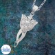 LoTR Official Evenstar - Lord Of The Rings Inspired Arwen Evenstar Pendant Lord of The Rings Official Arwens Evenstar Sterling Silver. The Evenstar ...and she took a white gem like a star that lay upon her breast hanging upon a silver chain... The Arwen Evenstar pendant was given to Aragorn by Arwen to show her eternal love... T