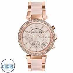 MK5896 Michael Kors Rose Gold-Tone Parker Watch