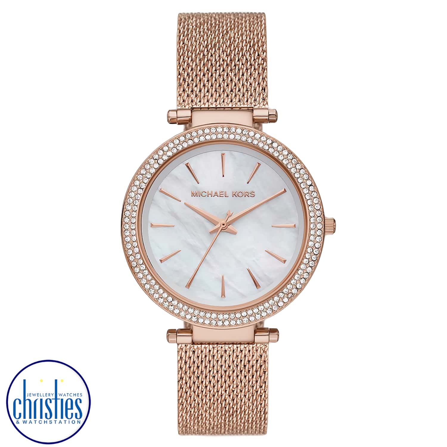 MK4519 Michael Kors Darci Rose Gold Crystal Watch michael kors gold watch