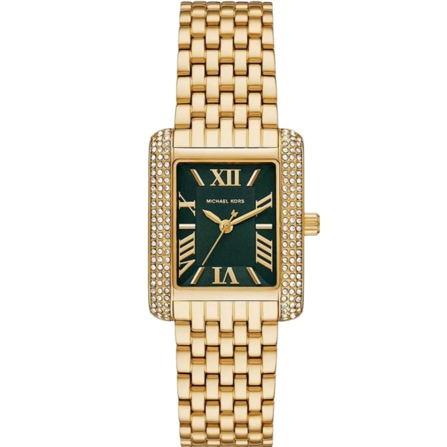 Christies Jewellery - MK4742 Michael Kors Emery Three-Hand Gold-Tone Watch Auckland NZ MK4742 Michael Kors Emery Three-Hand Gold-Tone Watch with Green colour Dial