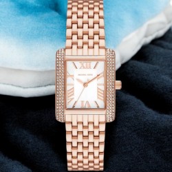  MK4743 Michael Kors Emery Three-Hand Rose Gold Watch