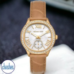 MK4819 Michael Kors Sage Brown Leather Watch