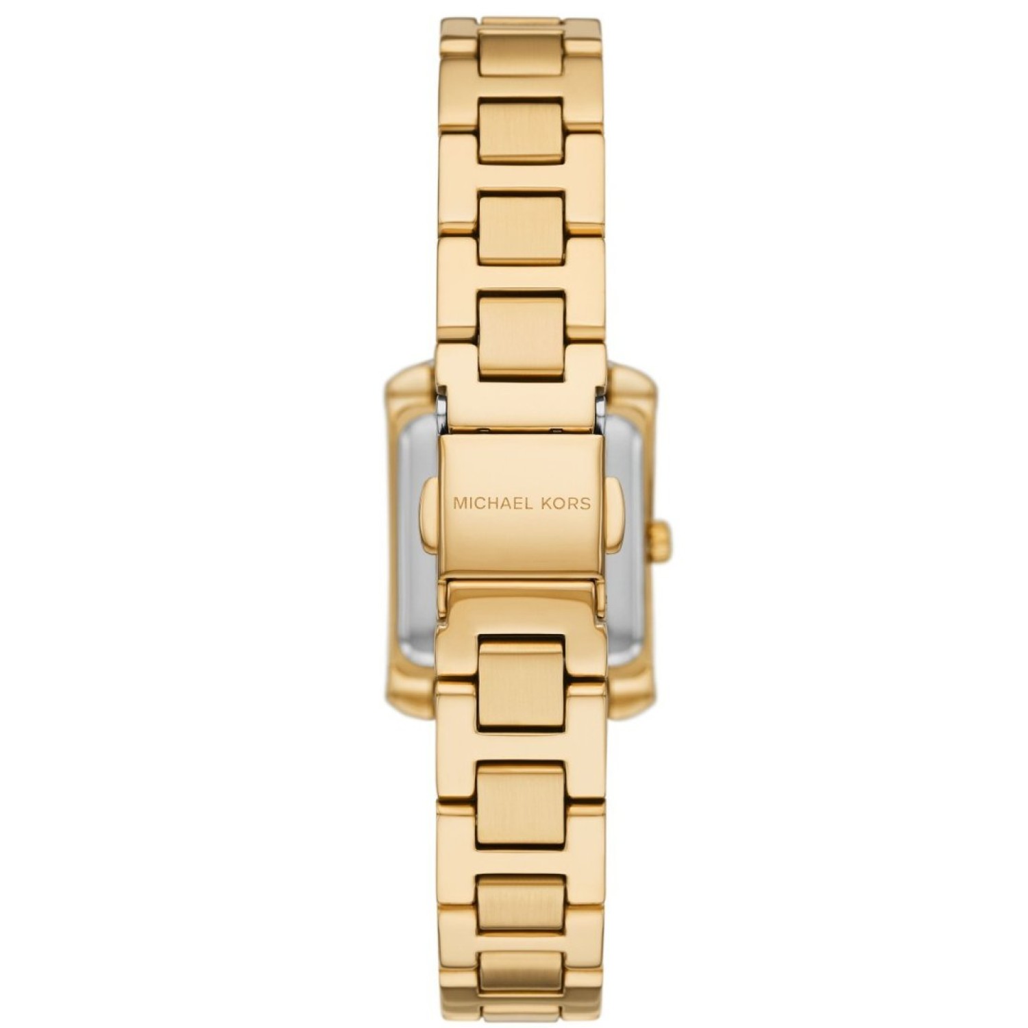 MK4867 Michael Kors Emery Gold Tone Analogue Watch – Timeless Elegance in Gold. MK4867 Michael Kors Emery Gold Tone Analogue Watch with rectangular case and crystal accents