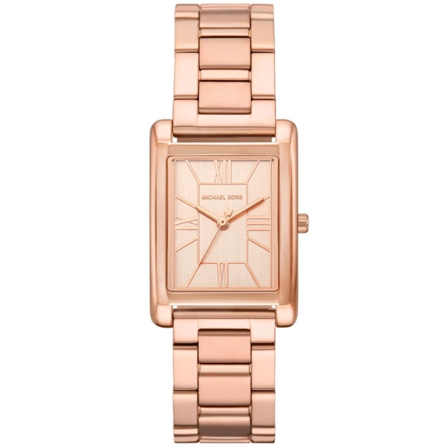 MK4905 Michael Kors Essex Gold Tone-Watch – Timeless Sophistication in Rose Gold MK4905 Michael Kors Essex Rose Gold-Tone Watch – Rose Gold-tone stainless steel rectangular