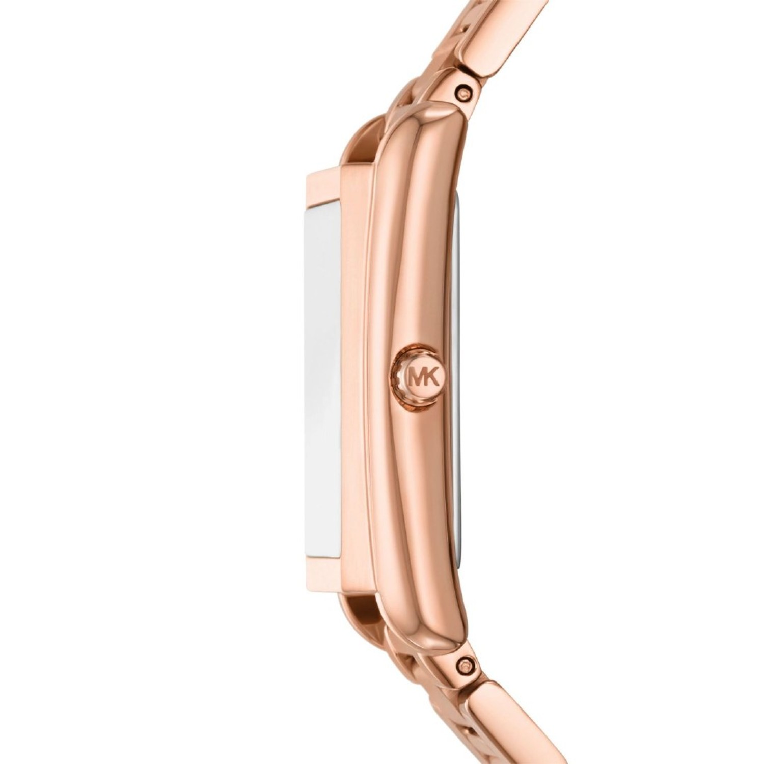 MK4905 Michael Kors Essex Gold Tone-Watch – Timeless Sophistication in Rose Gold MK4905 Michael Kors Essex Rose Gold-Tone Watch – Rose Gold-tone stainless steel rectangular