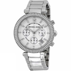 MK5353 Michael Kors Parker Chronograph Silver Watch 