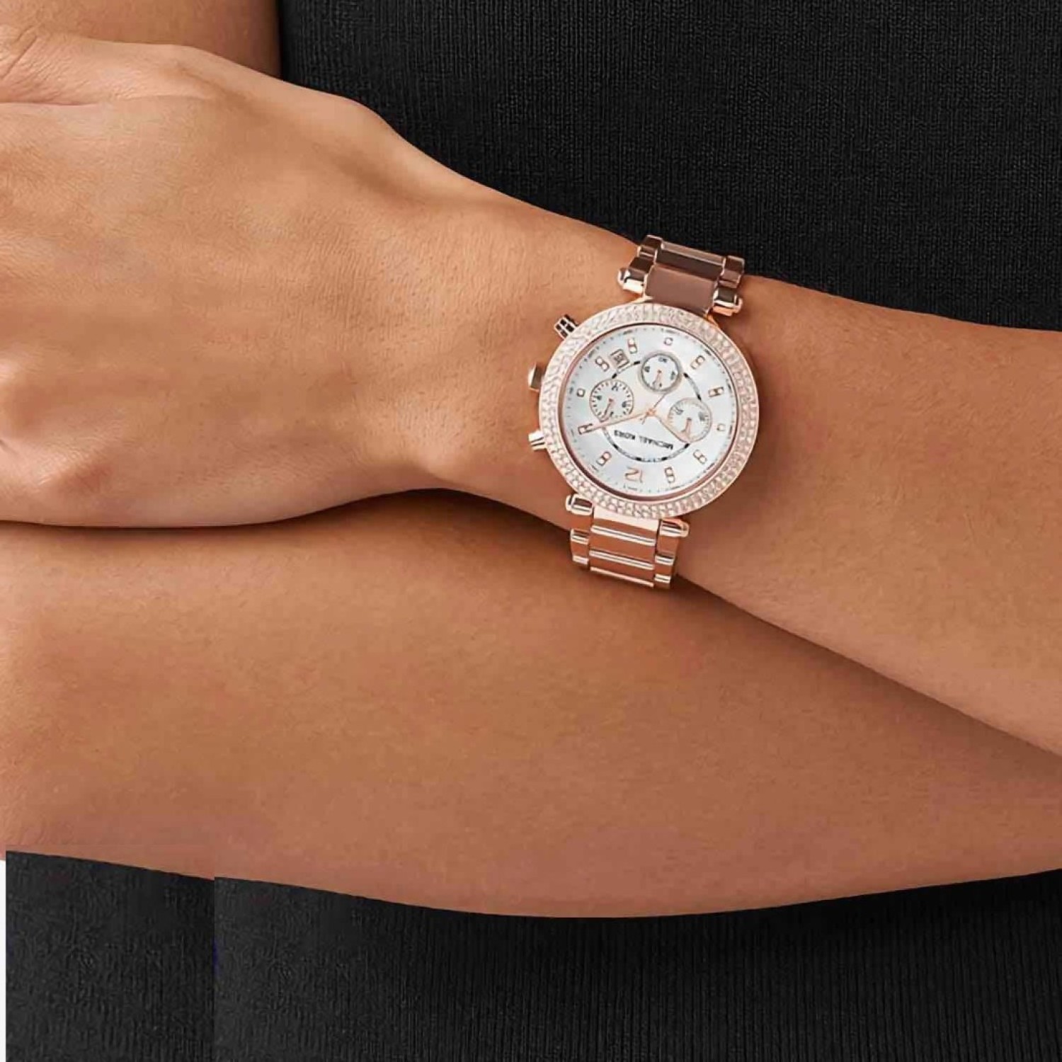 Christies Jewellery - MK5491 Michael Kors Parker Chronograph Watch Auckland NZ MK5491 Michael Kors Parker Chronograph Watch - Rose gold tone