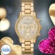 Christies Jewellery - MK7310 Michael Kors Ritz Chronograph Gold-Tone Watch Watches Auckland NZ MK7310 Michael Kors Ritz Chronograph Gold-Tone Watch MK7310 Watches Auckland