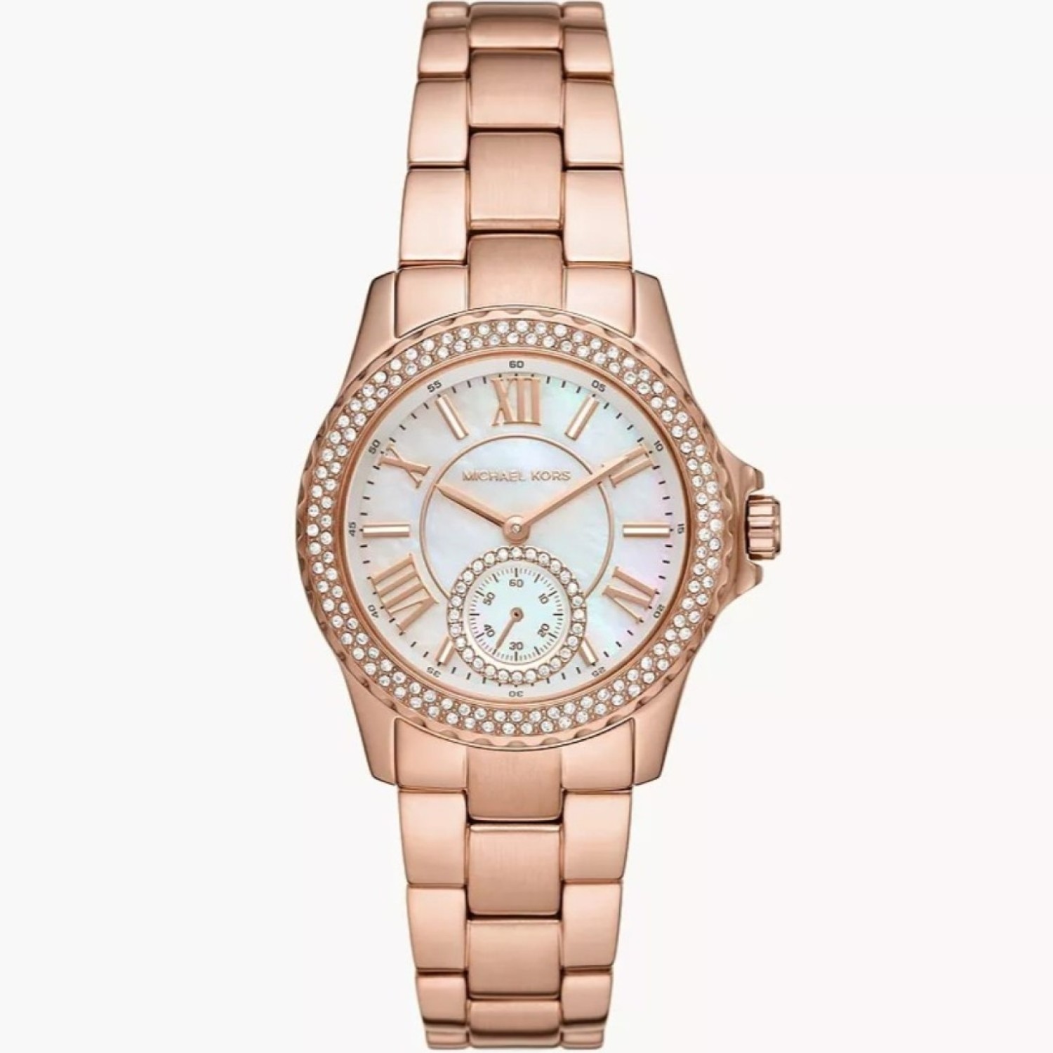 MK7364 Michael Kors Women's Rose-Gold Mini-Everest Stainless Steel Watch MK7364 Watches Auckland