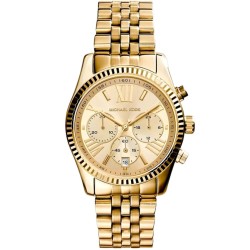 MK7378 Michael Kors Lexington Chronograph Gold-Tone Watch