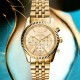 MK7378 Michael Kors Lexington Chronograph Gold-Tone Watch MK7378 Watches Auckland