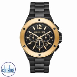 MK8941 Michael Kors Lennox Chronograph Black-Tone Watch