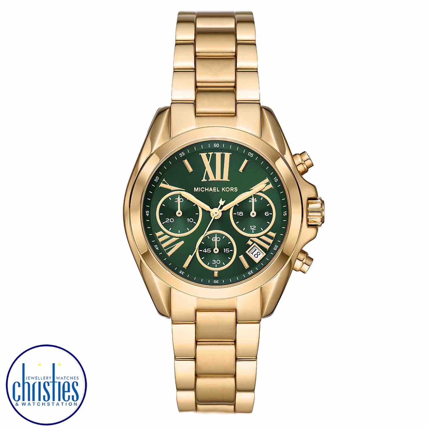 MK7257 Michael Kors Bradshaw Chronograph Gold-Tone Watch. MK7257 Michael Kors Bradshaw Chronograph Gold-Tone Stainless Steel WatchAfterpay - Split your purchase into 4 instalments - Pay for your purchase over 4 instalments, due every two weeks.