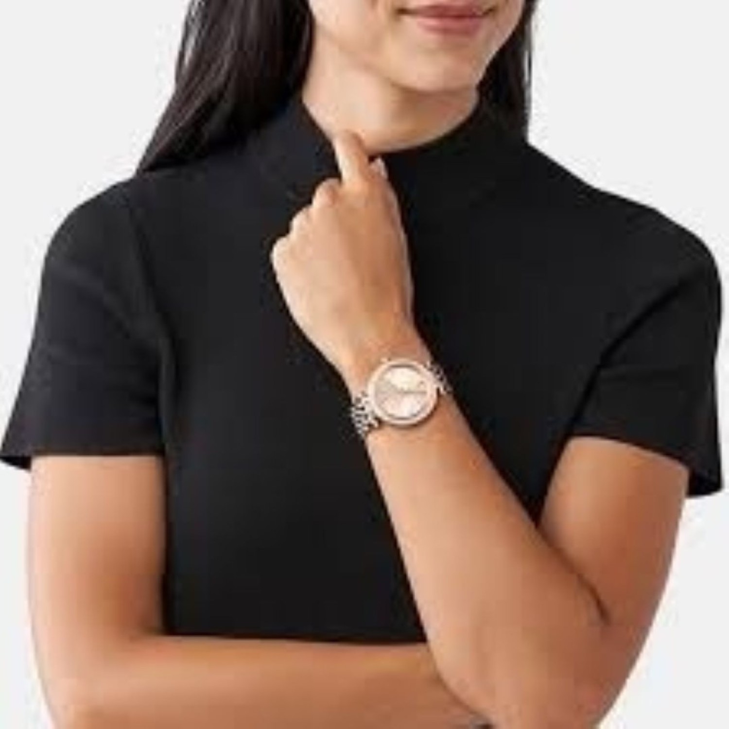 MK3192 Michael Kors Darci Pavé Rose Gold Tone Watch MK3192 MK3192 Michael Kors Darci Pavé Rose Gold Tone Watch. A little glam, a little girl-next-door—Michael Kors Darci watch delivers standout style without going over the top. A pavé embellished bezel lends look-at-me flair, while the radiant rose gold tone brac