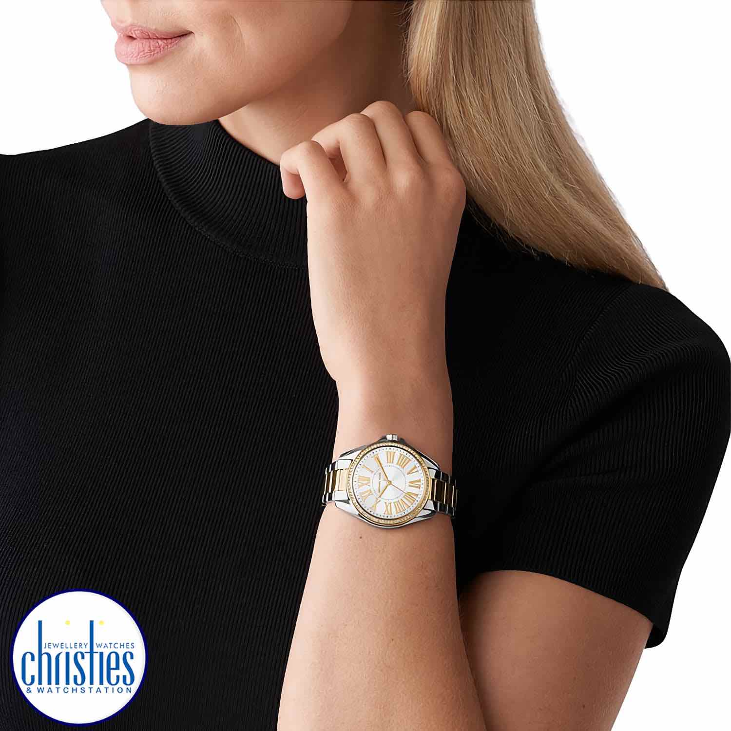 MK6931 Michael Kors Kacie Two-Tone Watch MK6931 michael kors watches nz MK6931 Michael Kors Kacie Two-Tone Watch michael kors nz