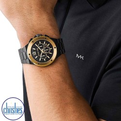 MK8941 Michael Kors Lennox Chronograph Black-Tone Watch