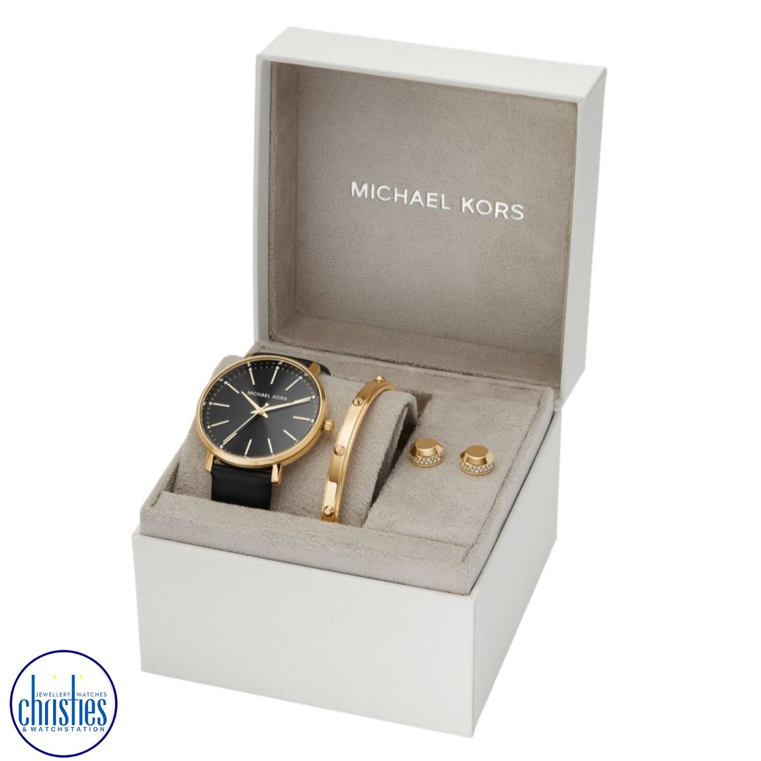 Christies Jewellery - MK1077SET Michael Kors Pyper Watch And Jewellery Gift Set Watches Auckland NZ MK1077SET Michael Kors Pyper Watch And Jewellery Gift Set MK1078SET Watches Auckland