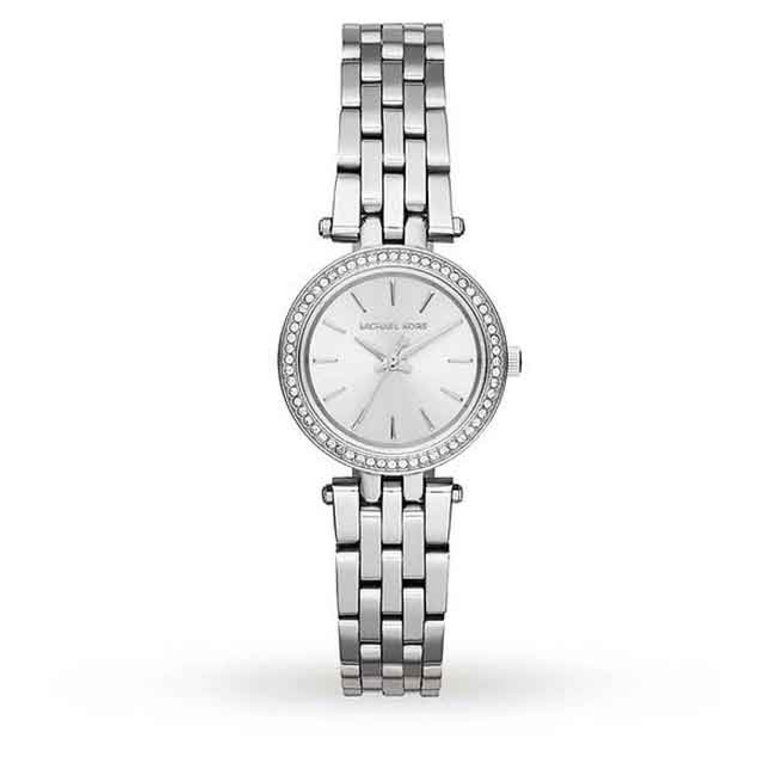 MK3294 Michael Kors. The Michael Kors Darci Mini Silver Dial Pave Bezel Ladies Watch features a stainless steel case with a stainless steel bracelet plus a stainless steel bezel set with crystals.  Now in store at Christies Pa michael kors watch price nz