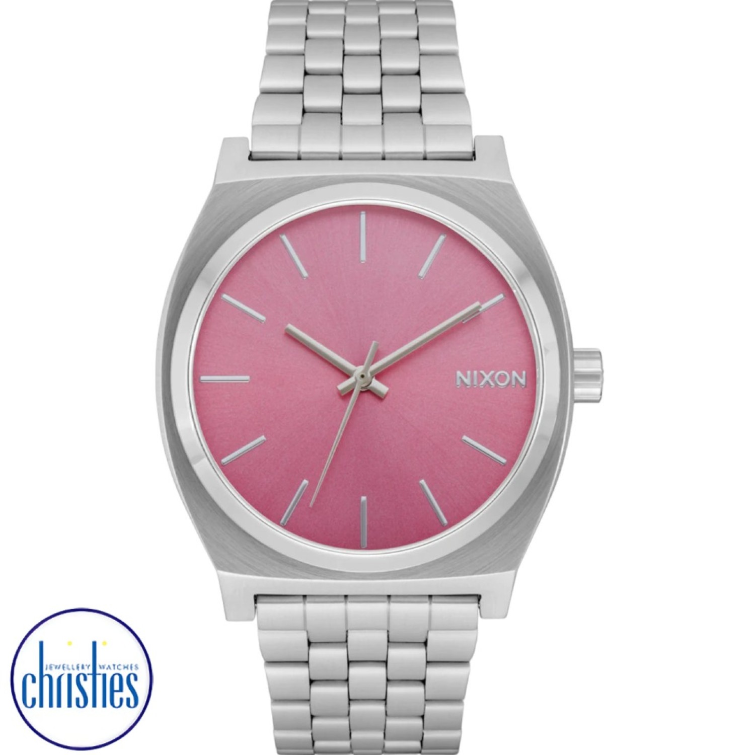 Christies Jewellery - A045271900 NIXON Mens Time Teller Silver / Pink Watches Auckland NZ A045271900 NIXON Mens Time Teller Silver / Pink A045-2719-00 NIXON Watches Auckland |Nixon watches are often chosen as gifts due to their stylish designs and functionality.