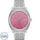 A045271900 NIXON Mens Time Teller Silver / Pink A045-2719-00 NIXON Watches Auckland |Nixon watches are often chosen as gifts due to their stylish designs and functionality.
