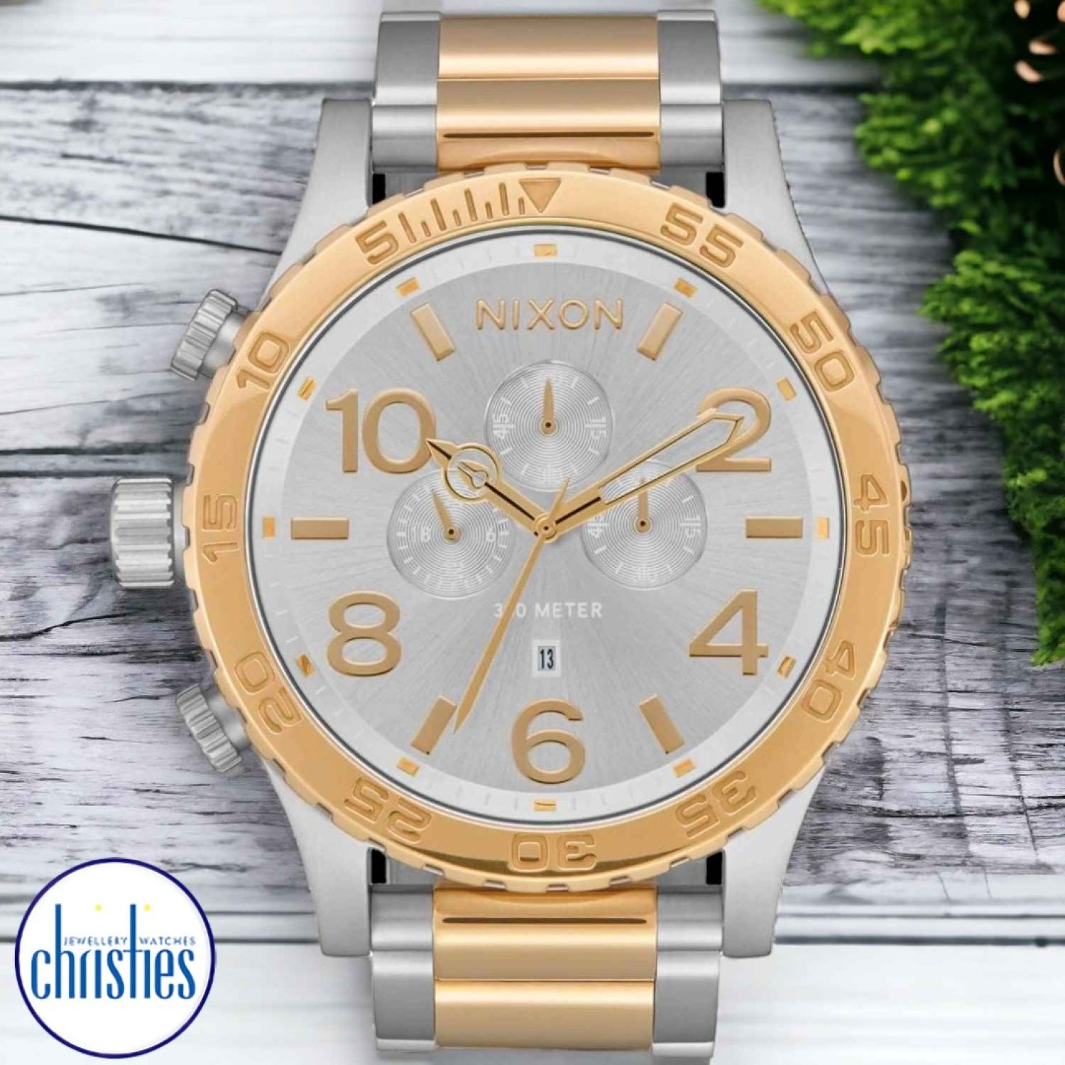 Christies Jewellery - NIXON 51-30 Chrono Watch A1389-1921-00 Watches Auckland NZ NIXON 51-30 Chrono Watch A1389-1921-00 A13891921 NIXON Watches Auckland |Nixon watches are often chosen as gifts due to their stylish designs and functionality.