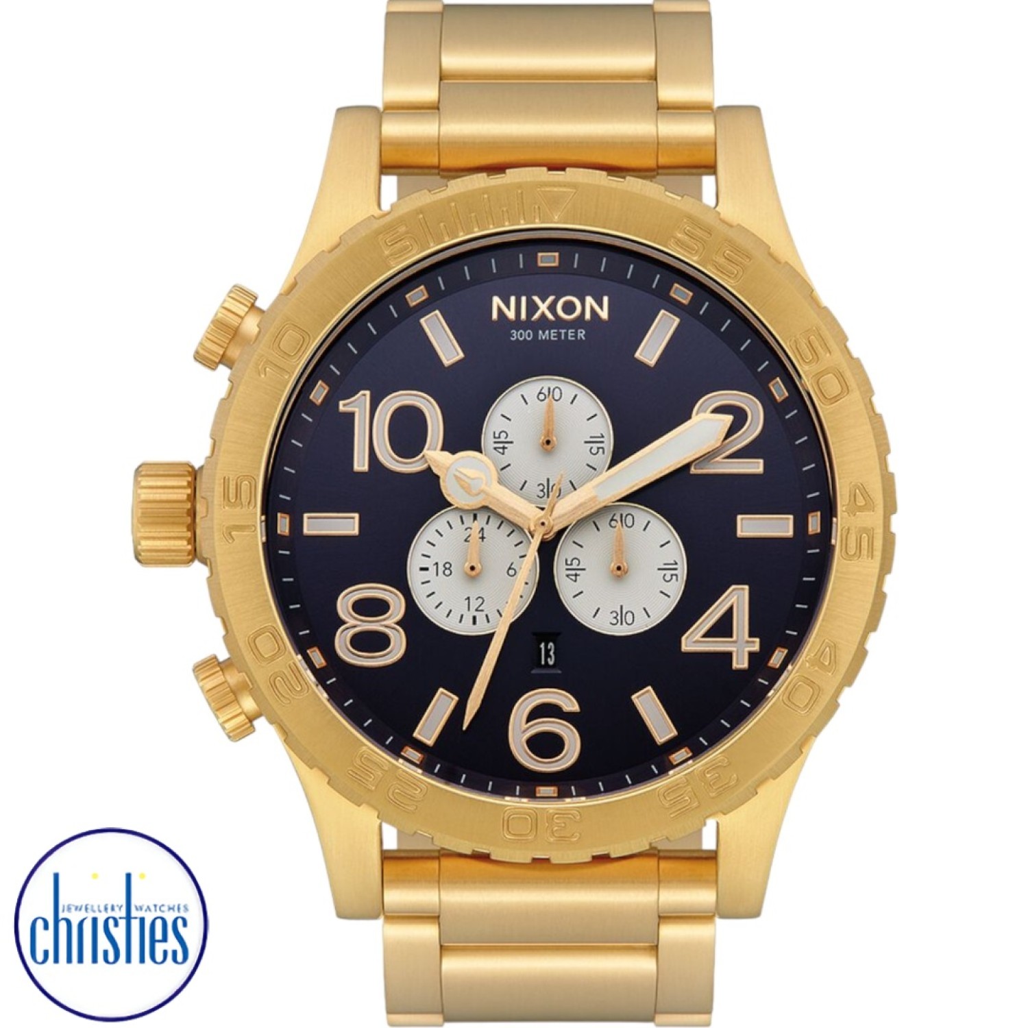 Christies Jewellery - A083203300 NIXON 51-30 Chrono Watch Watches Auckland NZ A083203300 NIXON 51-30 Chrono Watch A083-2033-00 NIXON Watches Auckland |Nixon watches are often chosen as gifts due to their stylish designs and functionality.
