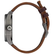 A105273700 NIXON Mens SENTRY Brown Leather Watch