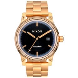 A129451300 Nixon Automatic Gold Black Dial Men’s Watch