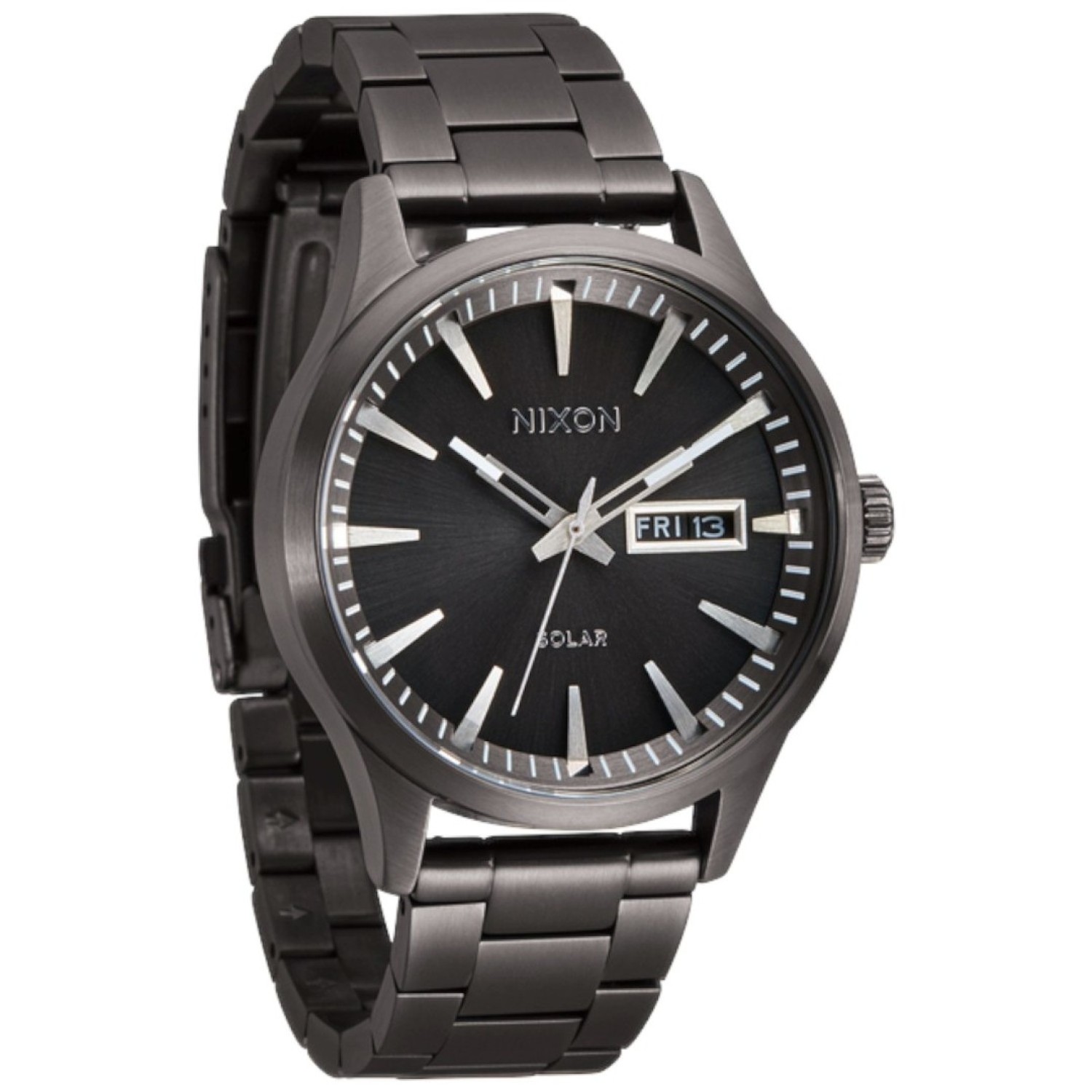 A134613100 NIXON Sentry Solar – Gunmetal by NIXON Watches Auckland |Nixon watches are often chosen as gifts due to their stylish designs and functionality.