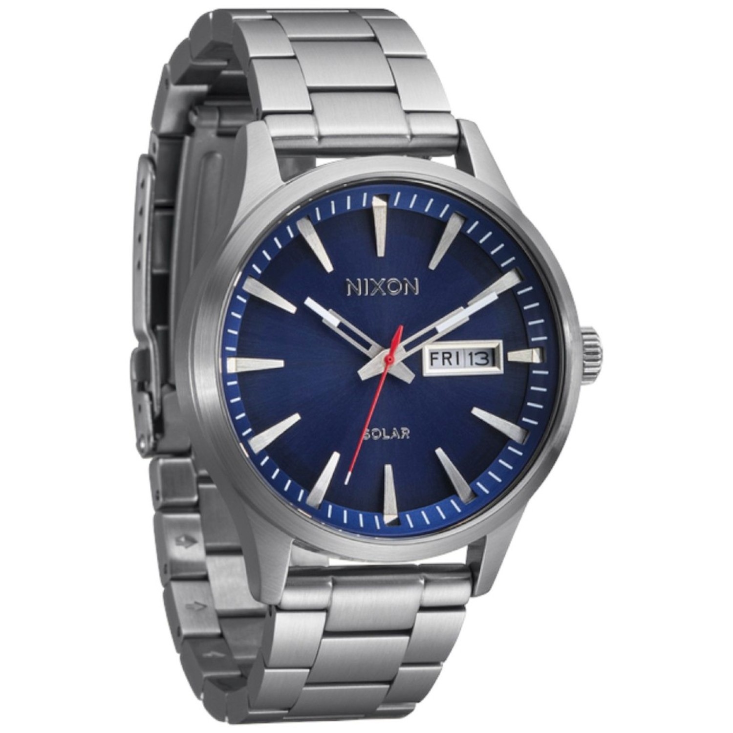 A1346509100 NIXON Sentry Solar – Stainless steel Blue Dial by NIXON Watches Auckland |Nixon watches are often chosen as gifts due to their stylish designs and functionality.