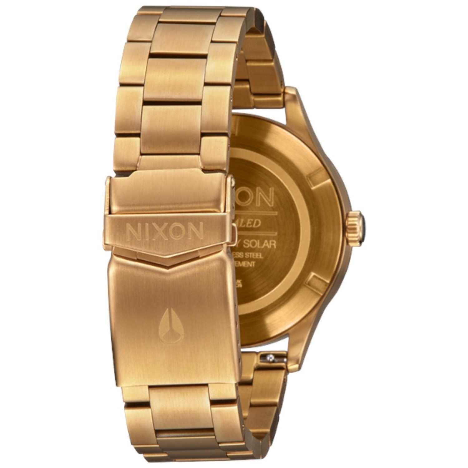 A134651000 Nixon Sentry Solar – Gold Case with Black Dial by NIXON Watches Auckland |Nixon watches are often chosen as gifts due to their stylish designs and functionality.