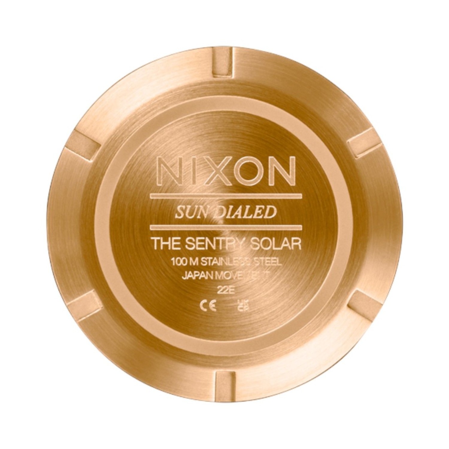 A134651000 Nixon Sentry Solar – Gold Case with Black Dial by NIXON Watches Auckland |Nixon watches are often chosen as gifts due to their stylish designs and functionality.