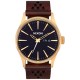 A105503300 NIXON Sentry – Navy Dial Gold-Tone Case Brown Leather Strap – NIXON Watches Auckland |Nixon watches are often chosen as gifts due to their stylish designs and functionality. A105503300 NIXON Sentry – Navy Dial Gold-Tone Case Brown Leather Strap by NIXON Watches Auckland |Nixon watches are often chosen as gifts due to their stylish designs and functionality.