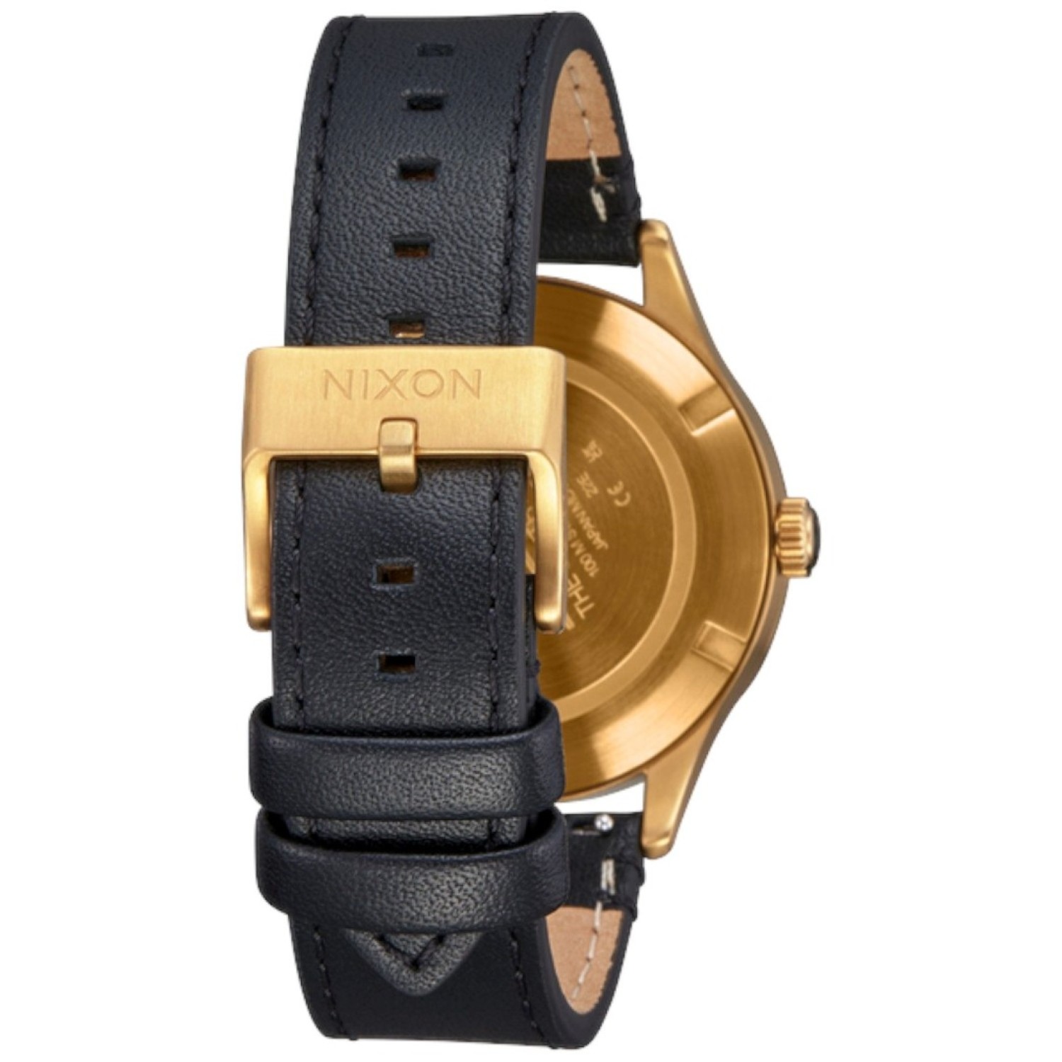A134751000 Nixon Sentry Solar – Gold & Leather Watch with Black Dial by NIXON Watches Auckland |Nixon watches are often chosen as gifts due to their stylish designs and functionality.