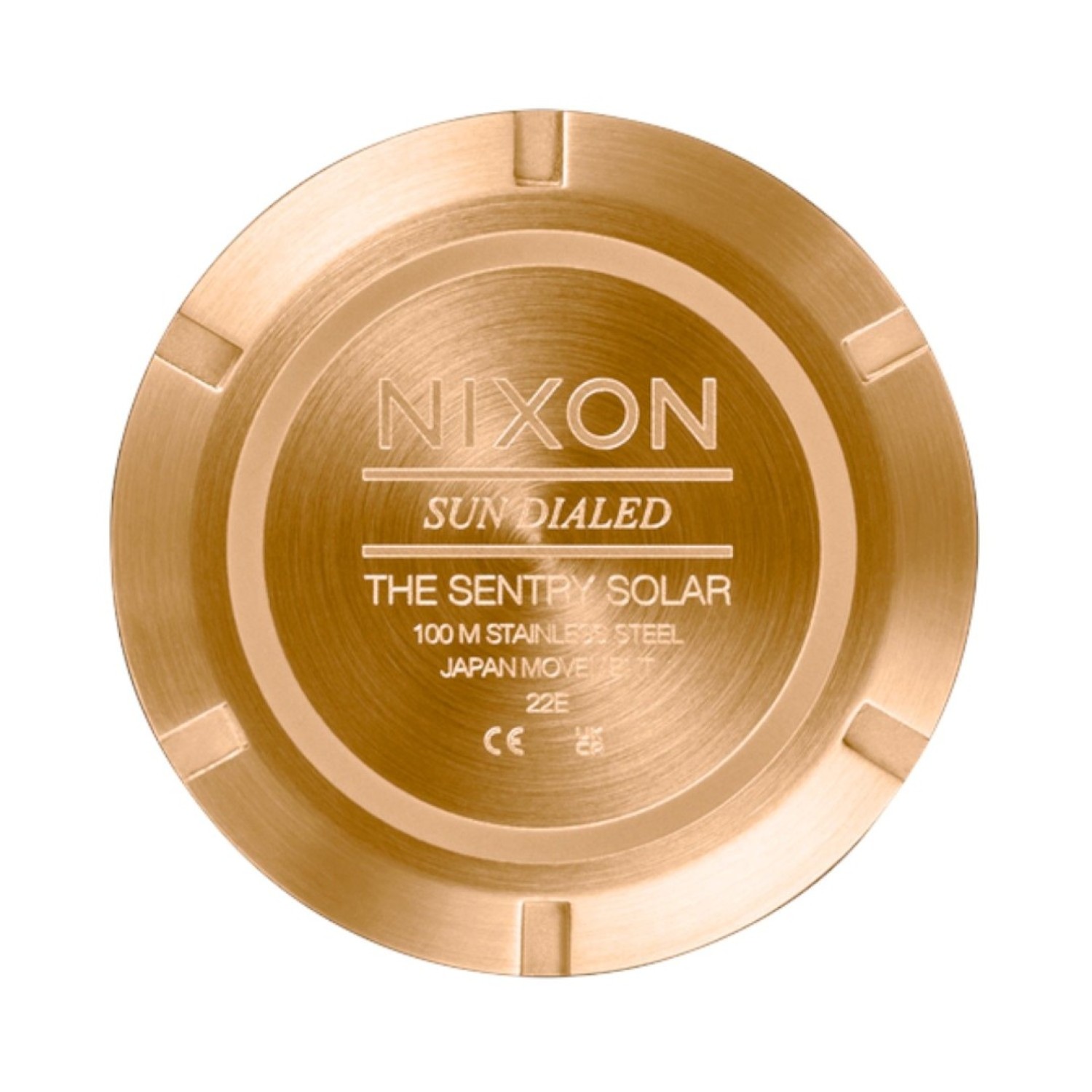A134751000 Nixon Sentry Solar – Gold & Leather Watch with Black Dial by NIXON Watches Auckland |Nixon watches are often chosen as gifts due to their stylish designs and functionality.