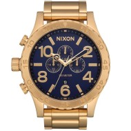 A1389333400 NIXON 51-30 Gold-Blue Sunray Chronograph Watch A1389333400 NIXON 51-30 Gold-Blue Sunray Chronograph Watch