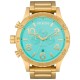 NIXON A1389534500 51-30 Chrono Gold & Teal Watch | Christies NZ