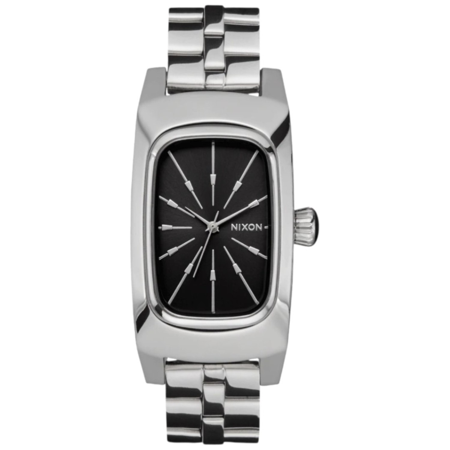NIXON Silver Frankie Mid Century – Black Dial – A1441532500 | Nixon Watches Auckland | Christies Jewellery & Watches NIXON Silver Frankie Mid Century – Black Dial – A1441532500 from Christies | A bold, modern Nixon timepiece for unisex appeal, available now in New Zealand.