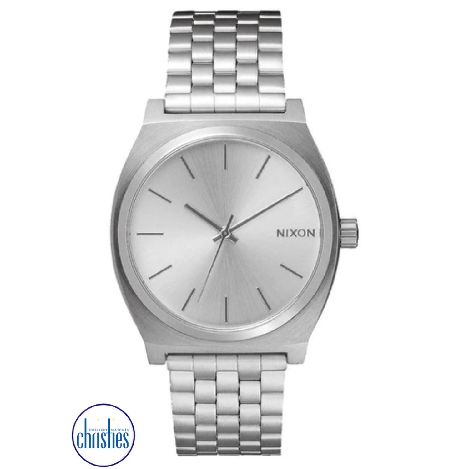 Christies Jewellery - A045-1920-00 NIXON Mens Time Teller All Silver Watches Auckland NZ A045-1920-00 NIXON Mens Time Teller All Silver Watch