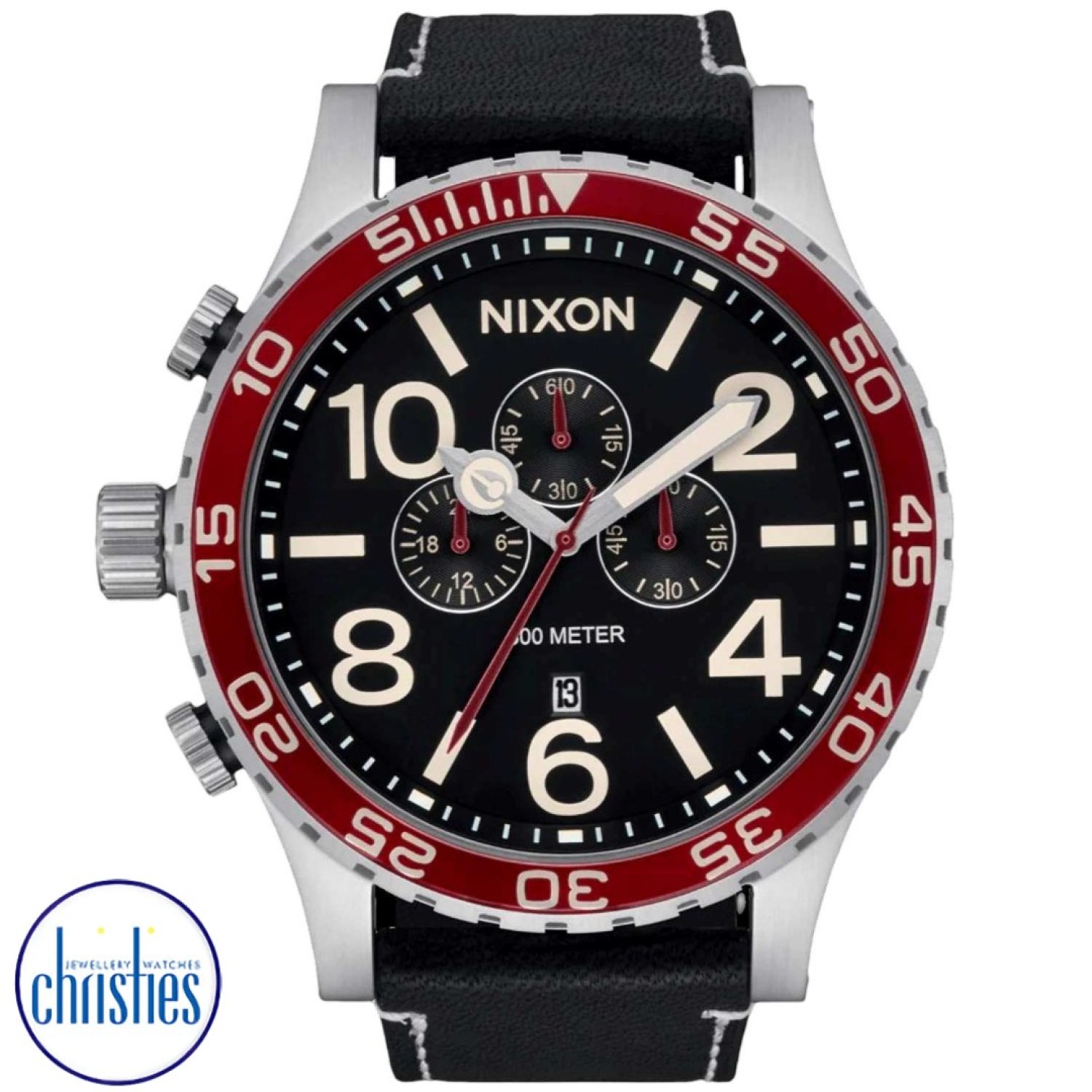 Christies Jewellery - NIXON 51-30 Chrono Leather Watch A1392-5199-00 Watches Auckland NZ NIXON 51-30 Chrono Leather Watch A1392-5199-00 A13925199 NIXON Watches Auckland |Nixon watches are often chosen as gifts due to their stylish designs and functionality.