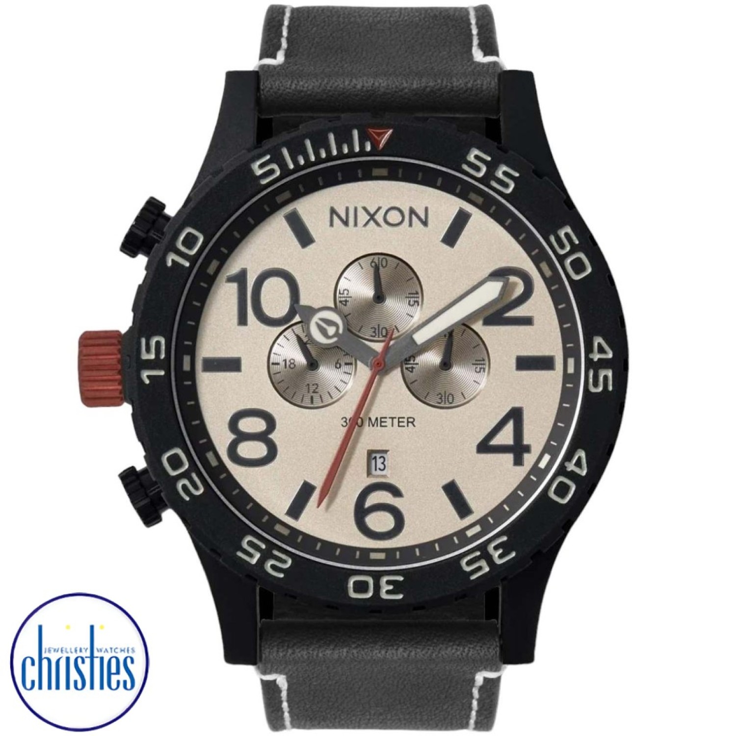 NIXON 51-30 Chrono Leather Watch A1392-5238-00 A13925238 NIXON Watches Auckland |Nixon watches are often chosen as gifts due to their stylish designs and functionality.