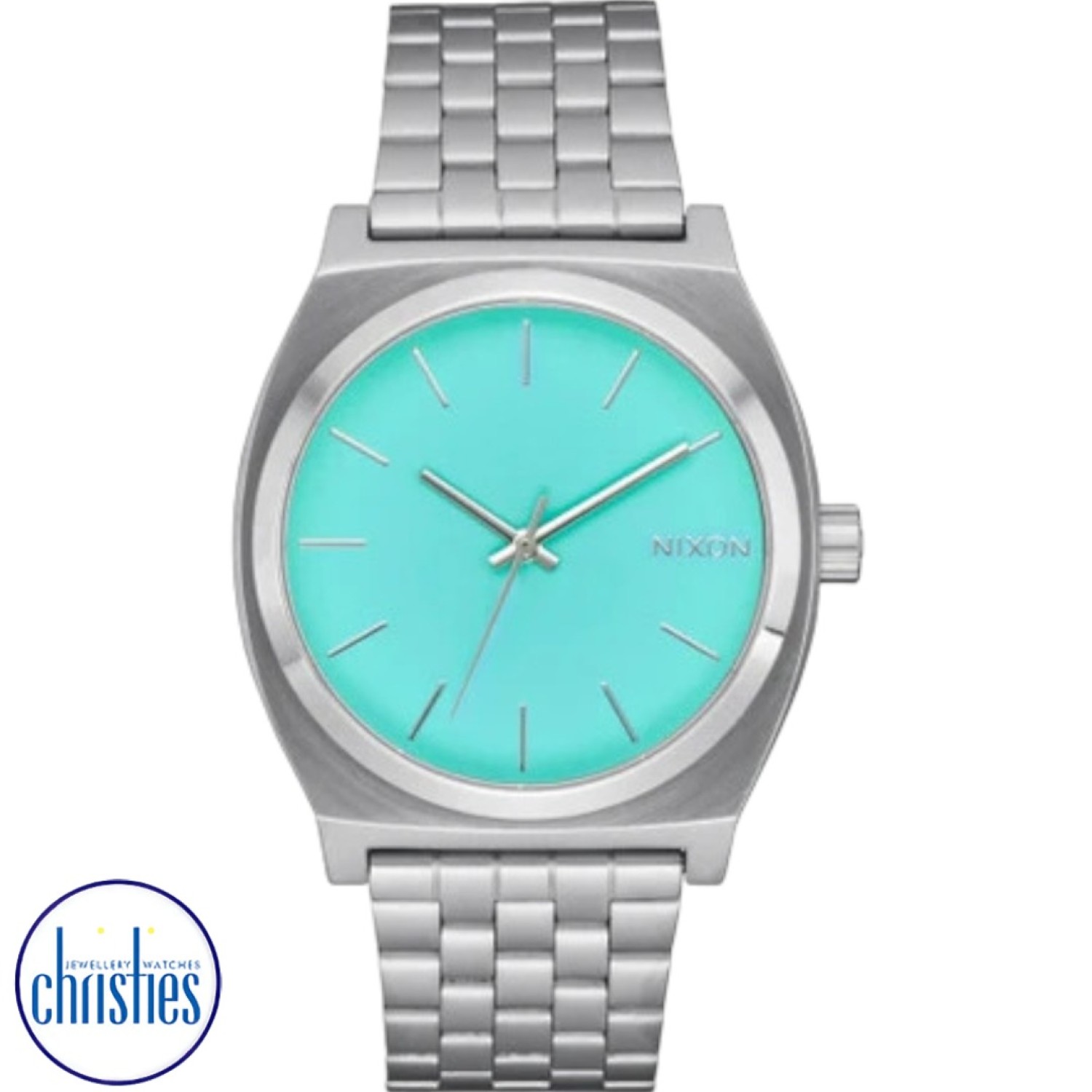 Christies Jewellery - A045208400 NIXON Mens Time Teller Silver / Turqoise Watches Auckland NZ A045208400 NIXON Mens Time Teller Silver / Turqoise A045-2084-00 NIXON Watches Auckland |Nixon watches are often chosen as gifts due to their stylish designs and functionality.