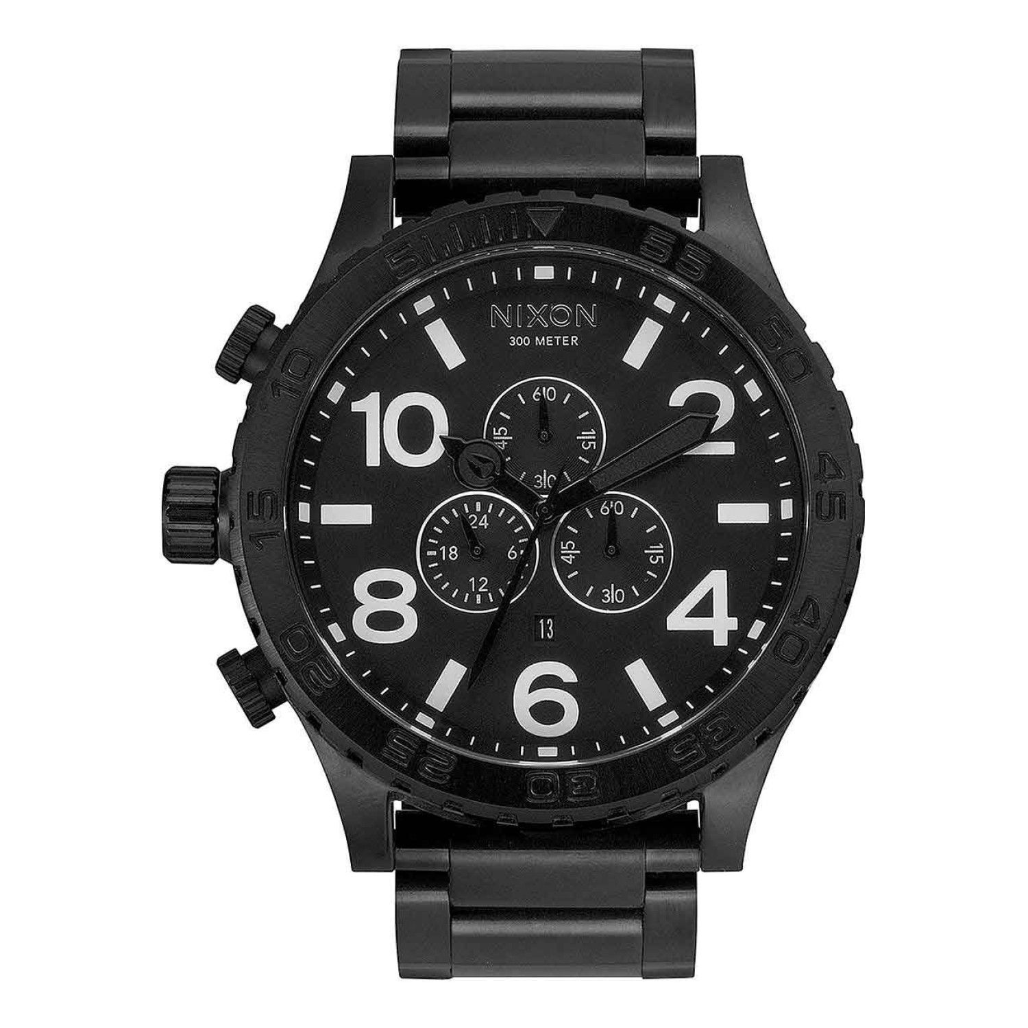 A083-001-00 NIXON Mens 51-30 Chronograph Watch A083-001-00 - NZ - Auckland A083-001-00 NIXON Mens 51-30 Chronograph Watch. Good looks, brains and brawn combined. The 51-30 Chrono rates second-to-none. Handsome, easy-to-read 51 mm design that launched the oversized trend, with 3 CD textured sub-dials2 Year Guarantee Oxipay is @c