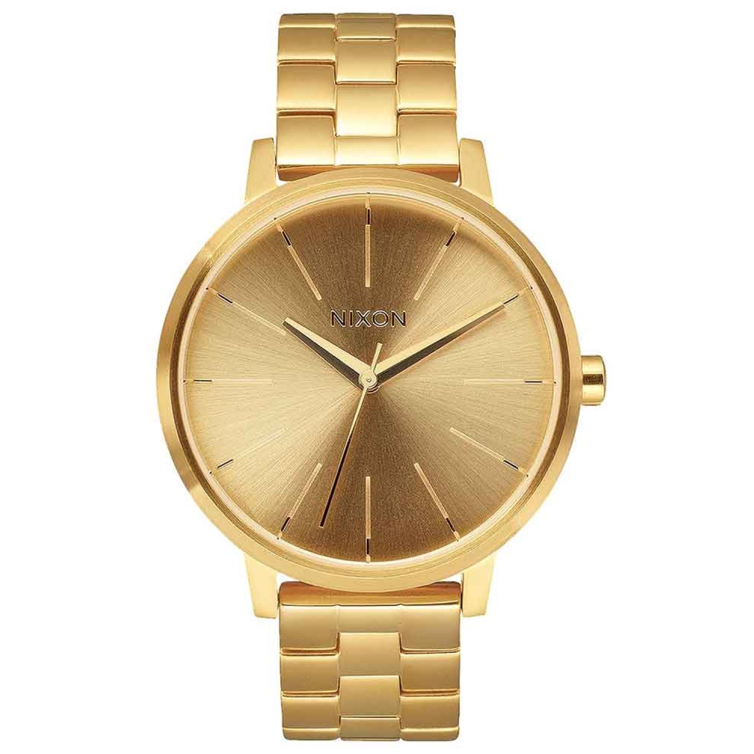 A099502 NIXON Ladies The Kensington Gold Watch A346502-Nixon Watches Online - Nixon Mens Watches A099502 NIXON Ladies The Kensington Gold Watch. Classic ladies A099502 Nixon The Kensington model in PVD gold plating, set around an elegant dial with slender baton hour markers. 2 Year Guarantee 3 Months No Payments and Interest for Q Card holders T @c
