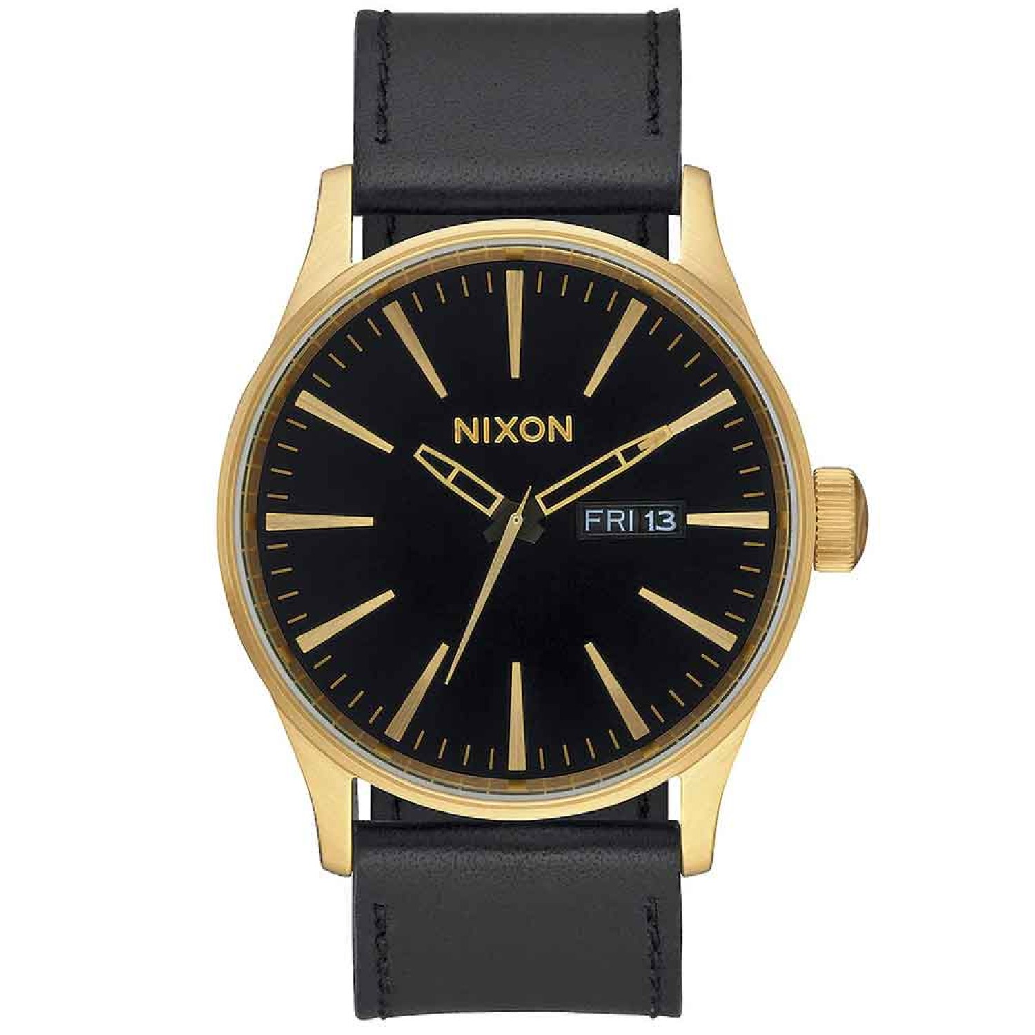 A105513 NIXON Men's SENTRY Black Leather Watch A105513-Premier Nixon Watches NZ A105513 NIXON Mens SENTRY Black Leather Watch. Nixing the status quo of what you may expect when it comes to classically good-looking timepieces, the Sentry SS has entered the room and raised the bar.2 Year Guarantee 3 Months No Payments and Interest for
