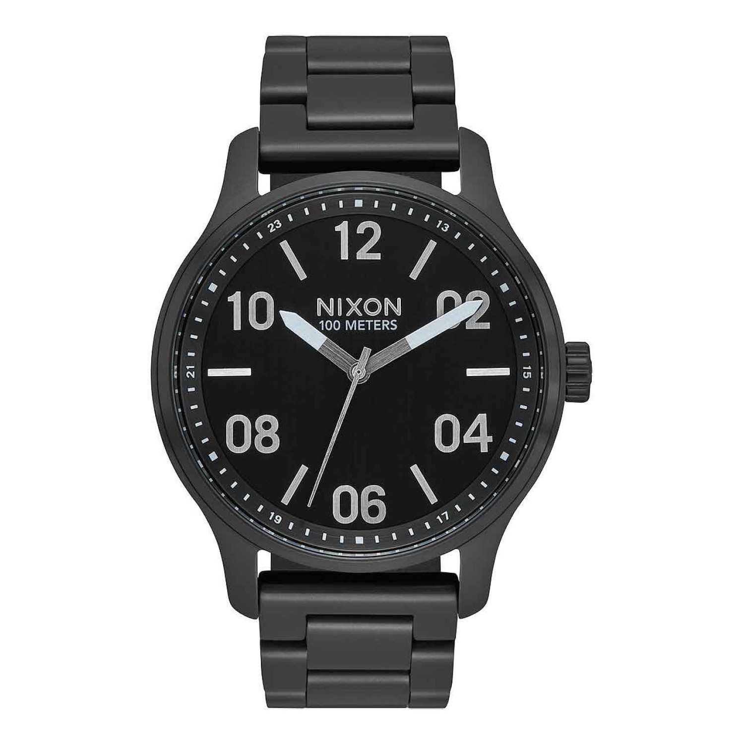 A1242-180-00 NIXON Mens Patrol Watch. A modern interpretation of classic designs, the Patrol is for the makers and doers. Slim case profile and bold indices put the stamp on a new staple.2 Year  Guarantee Oxipay is simply the easier way to pay - use Oxi @